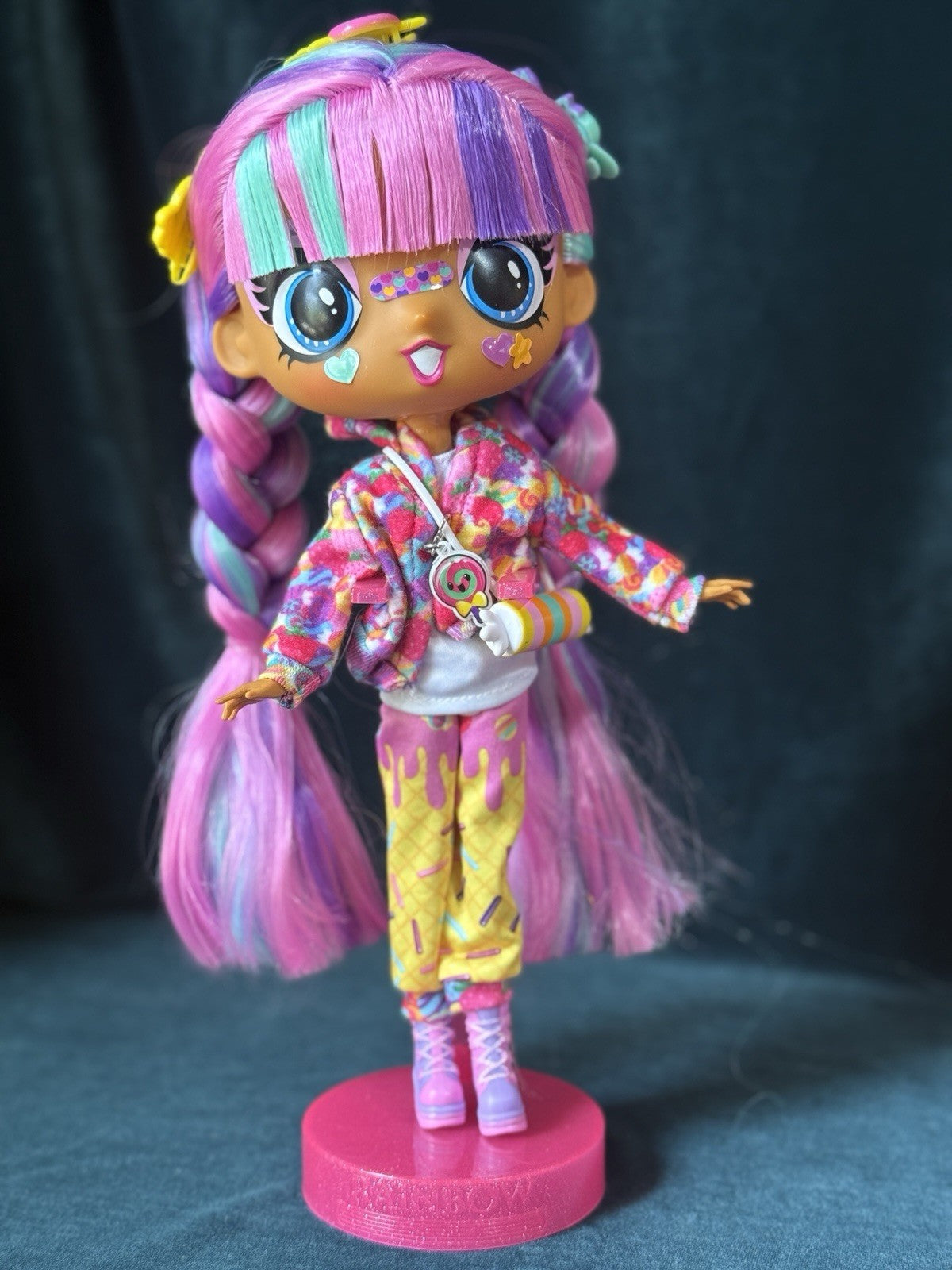 Lot Of 9 Decora Fashion Girlz , Fidgie Friends Unicorn Sprinkles Dolls