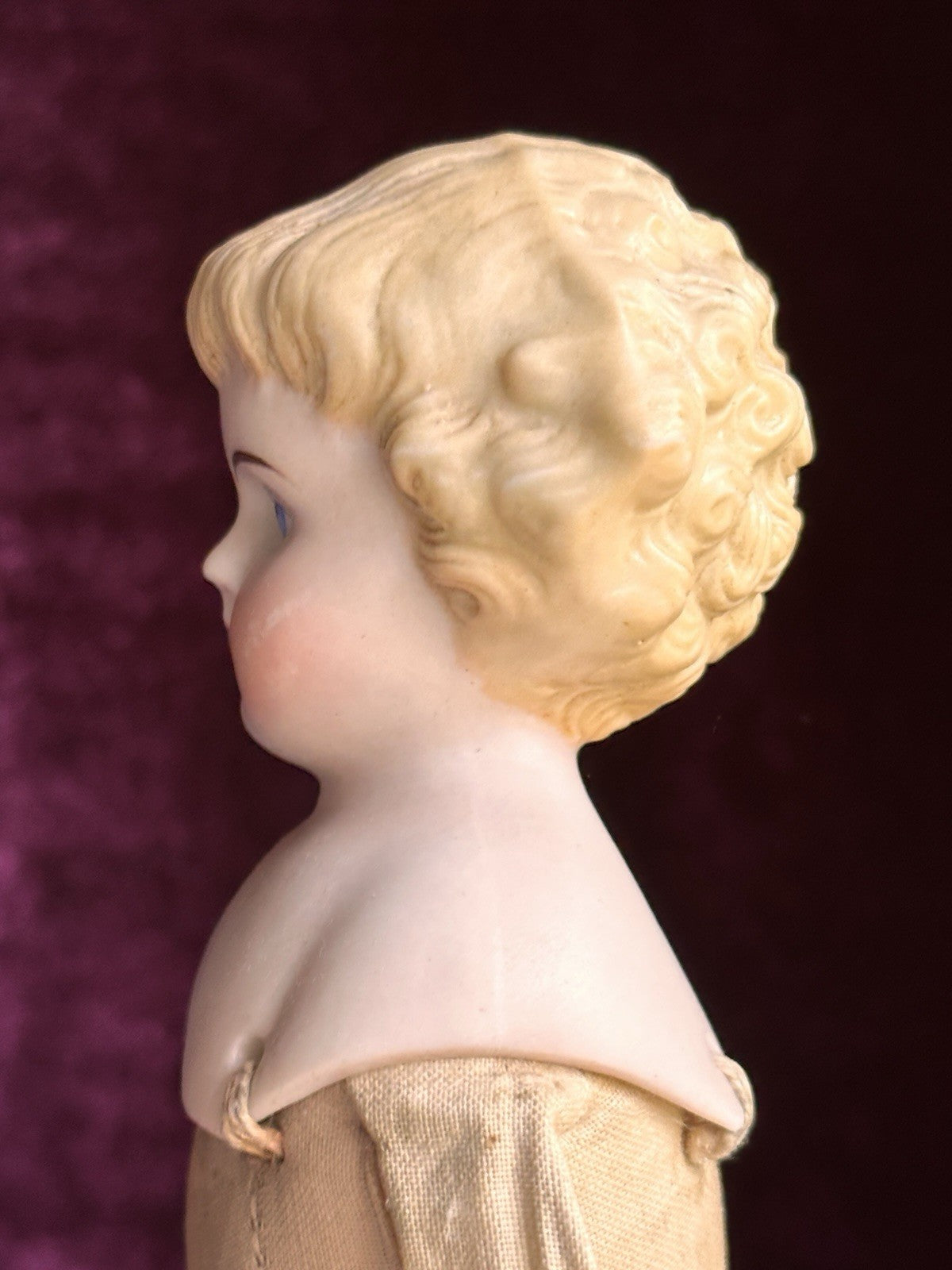 Antique German 10.75” Alt, Beck & Gottschalck Highland Mary Bisque Parian Doll