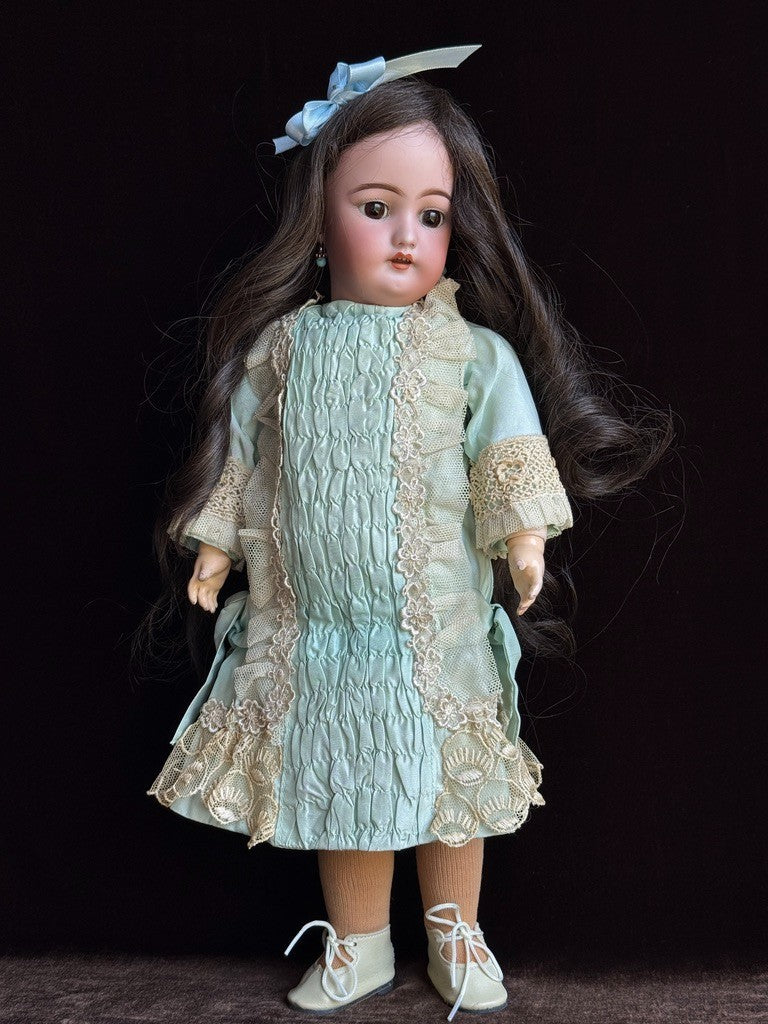 Rare Antique German 16” Heinrich Handwerck 189 Bisque Head Doll