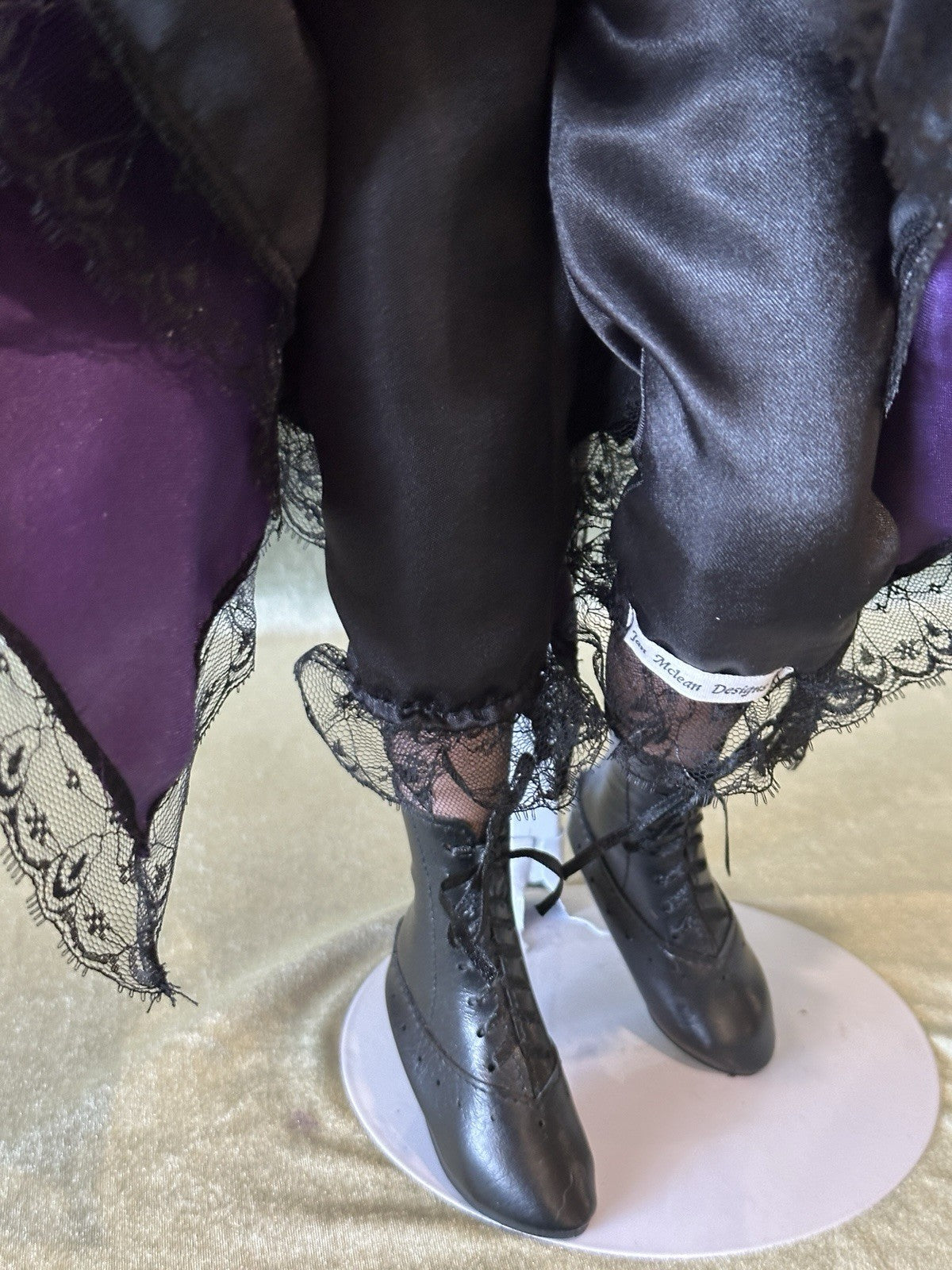 Jan Mclean 1999 23" Porcelain Doll “Pearl” Tag & COA  For Exclusively Yours