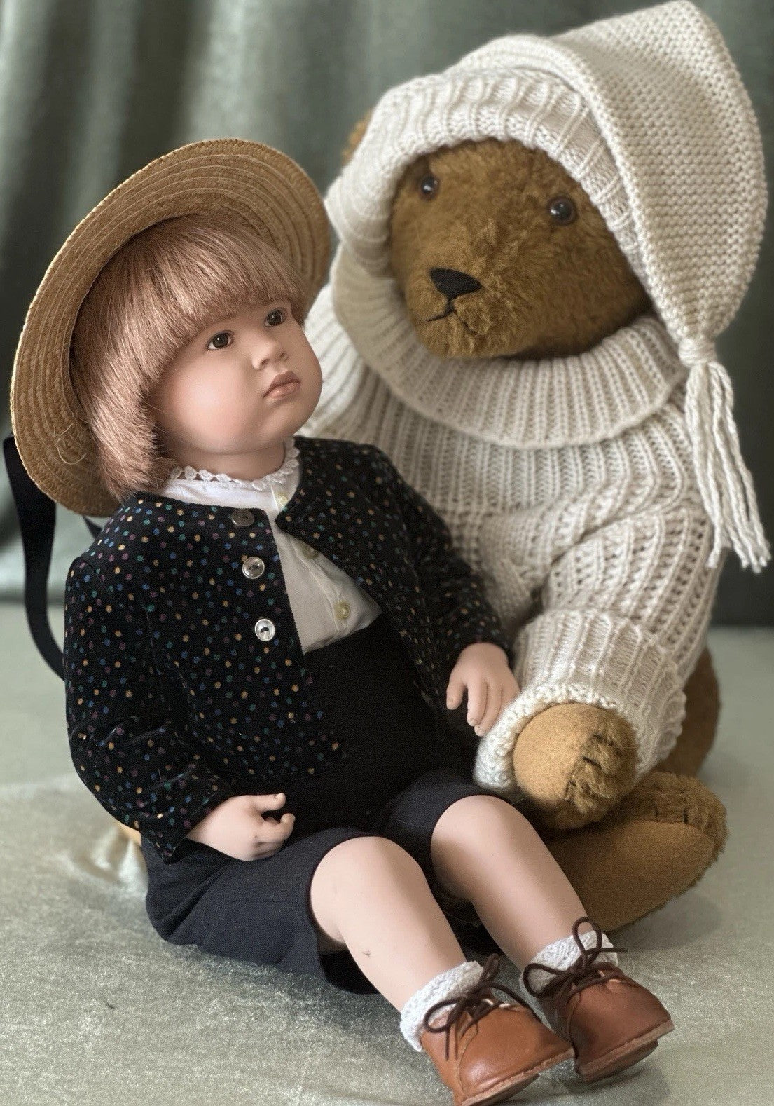 Vintage Sabine Esche Sigikid Company Vinyl Boy 21” Doll “Stan” LE 750 Box + Tag