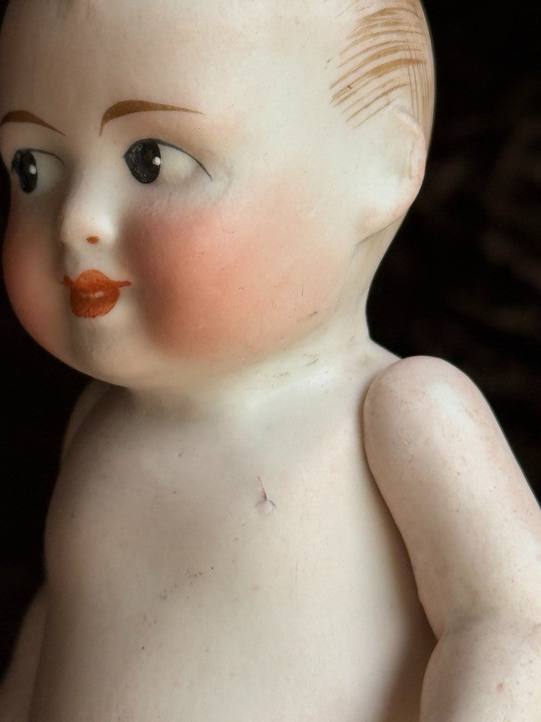 Antique German 5.25” Bahr Proschild 424 All Bisque Googly Doll