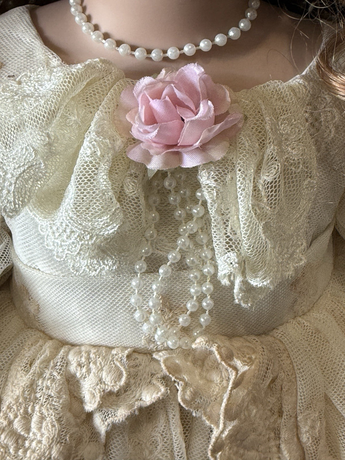 Porcelain 25” Doll “Chapel Of Love” by Pamela Erff LE 750 Tag