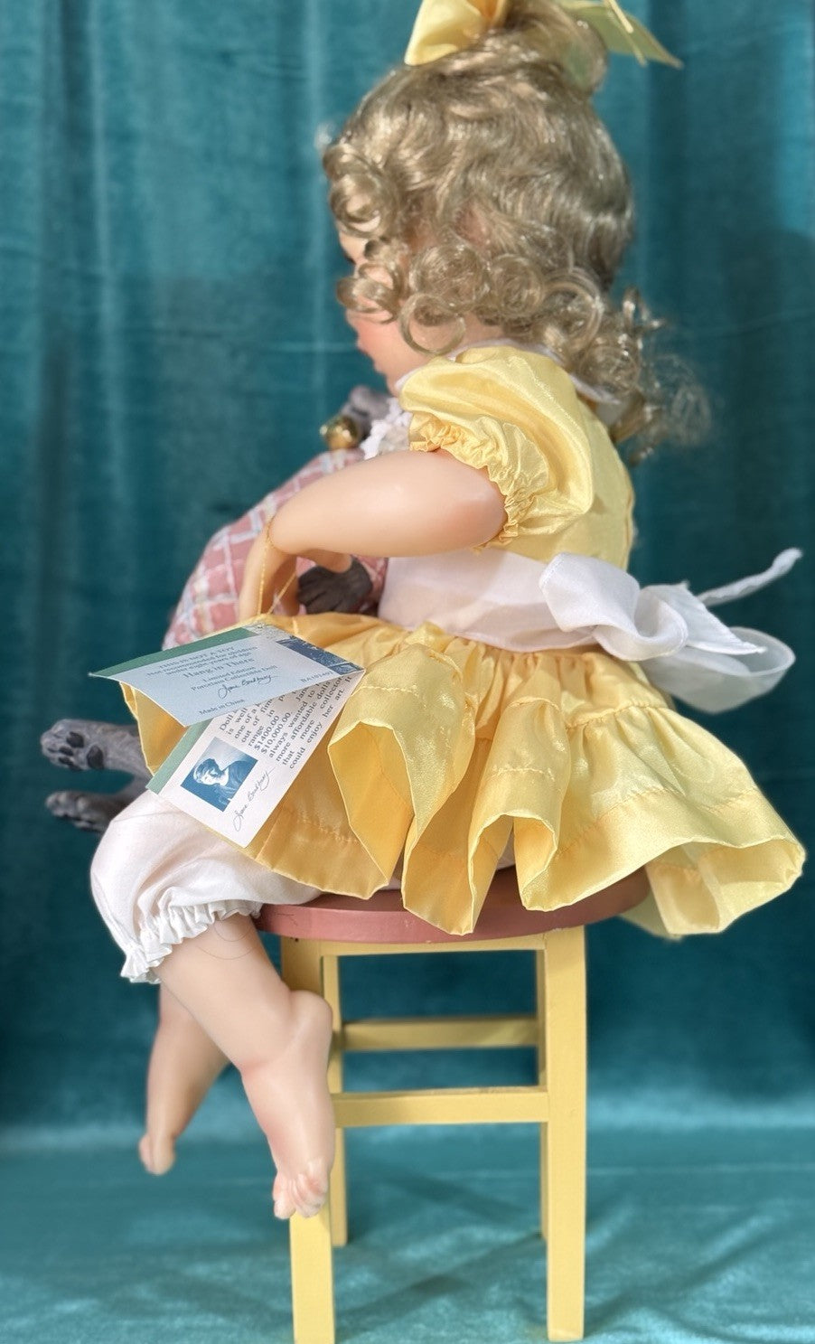 Artist Collectible Resin “Hang In There” Doll by Jane Bradbury LE 089/750