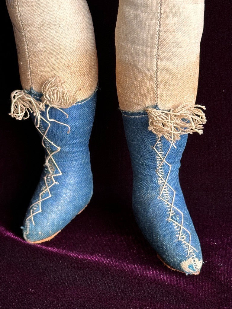 Rare Antique German 21” Bisque Parian China Fashion Doll