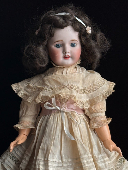 Antique French 19” SFBJ 60 Bisque Head Doll