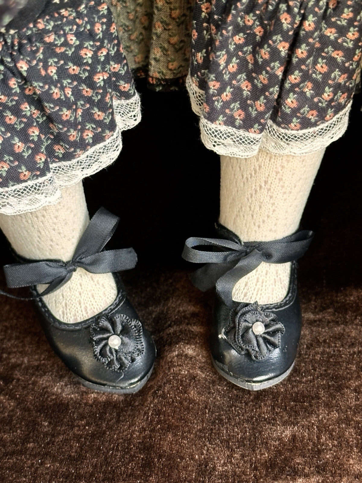 Collectible Porcelain 23” Linda Mason Originals Victoria Rose Doll LE 50