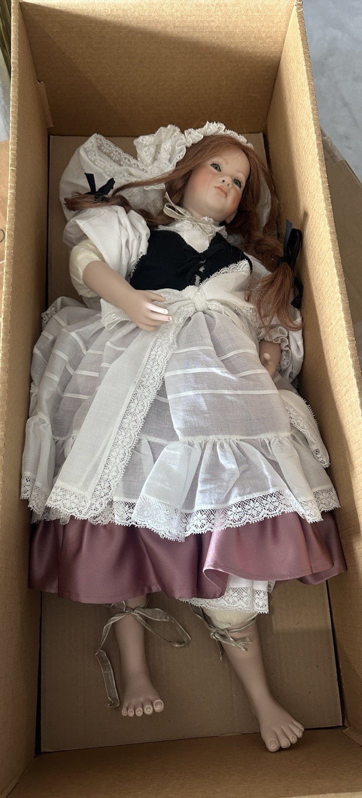 Collectible Artist 23” Porcelain Doll “Ganseliesel” by Ute Kase Lepp LE 50 COA
