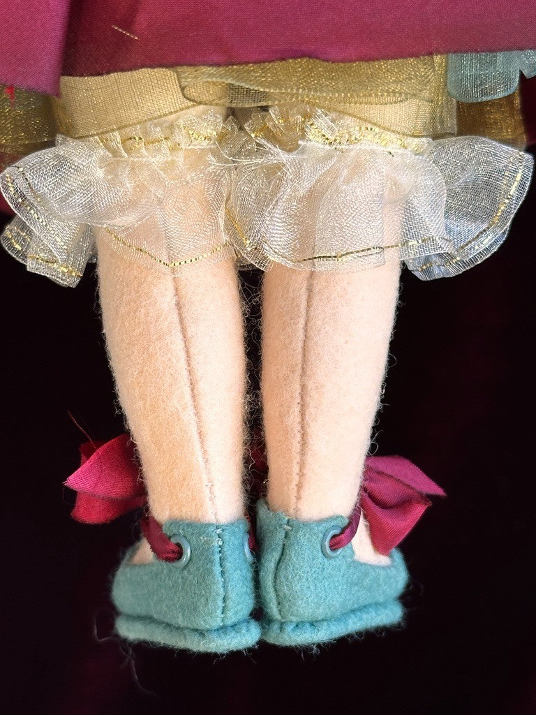 Collectible 12” John Wright Le Bal Masque Musette UFDC Candy Container Doll