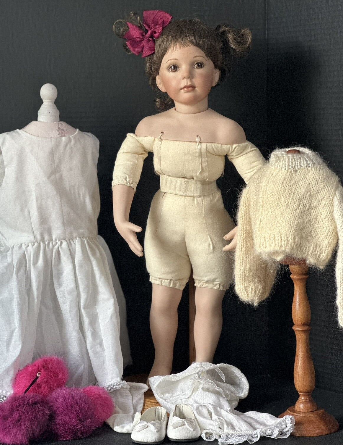 Artist Reproduction Of Porcelain 21 1/2” Doll “Amy” by Donna Rubert Mold