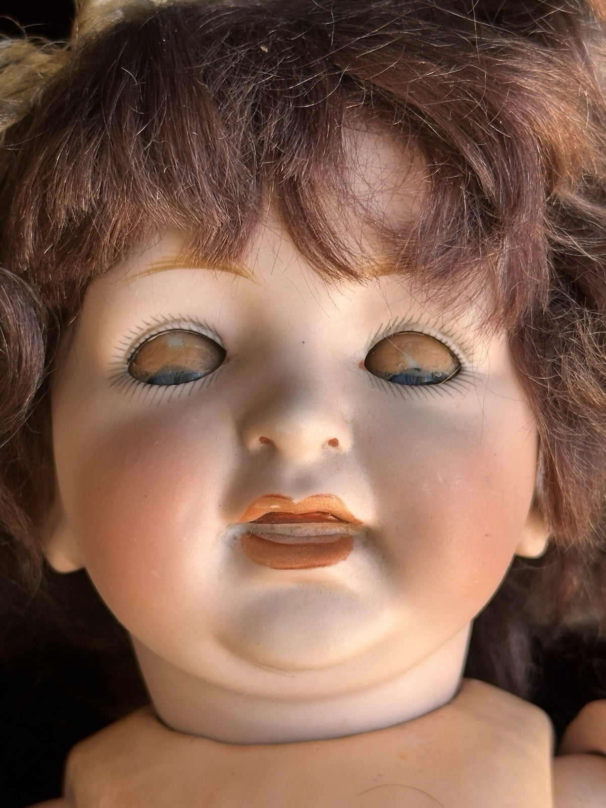 Antique German 14.5” JDK Kestner 211 Bisque Head Doll Toddler Composition Body