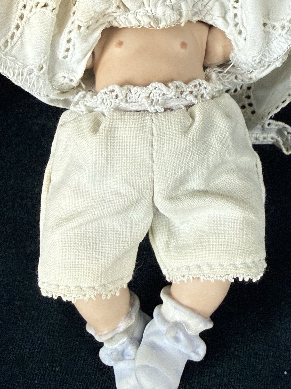 Rare All Porcelain Annette  Himstedt 5” Doll “Mili” Winzlingen Collection