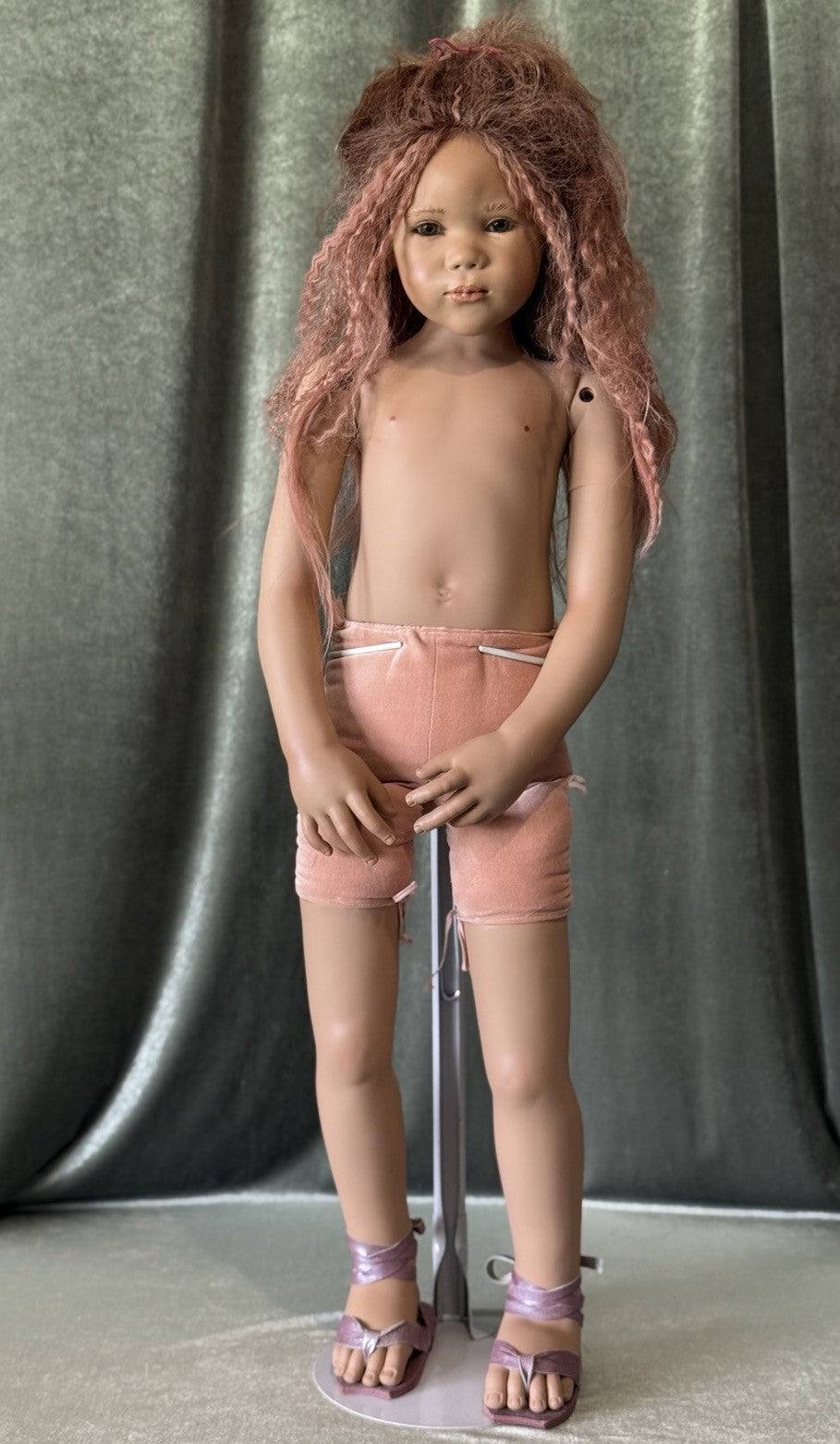 Vinyl Annette Himstedt 35” Doll “Tulani” LE 377 Atlantis Collection 2006