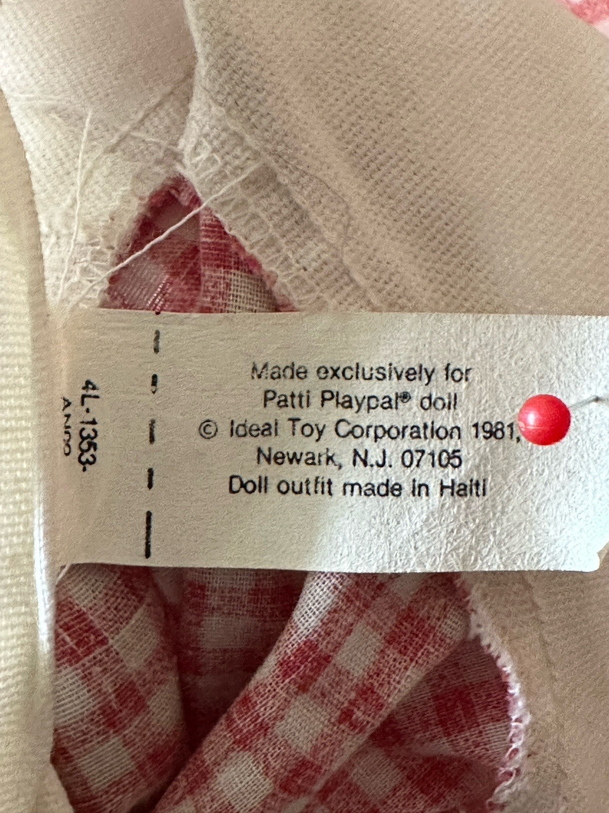 Vintage Ideal G-35 Patti Playpal 35” Walker Doll Blonde Vintage Outfit