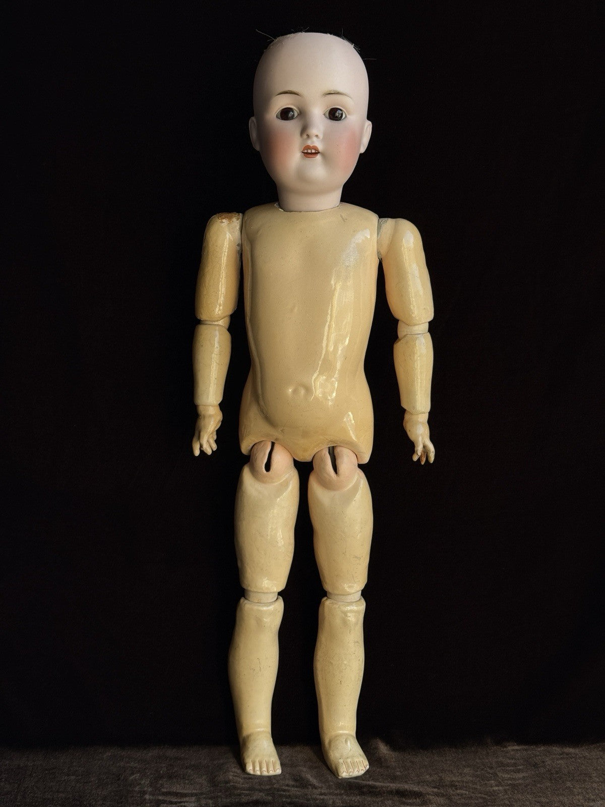 Antique German 23” Kestner 168 Bisque Head Doll