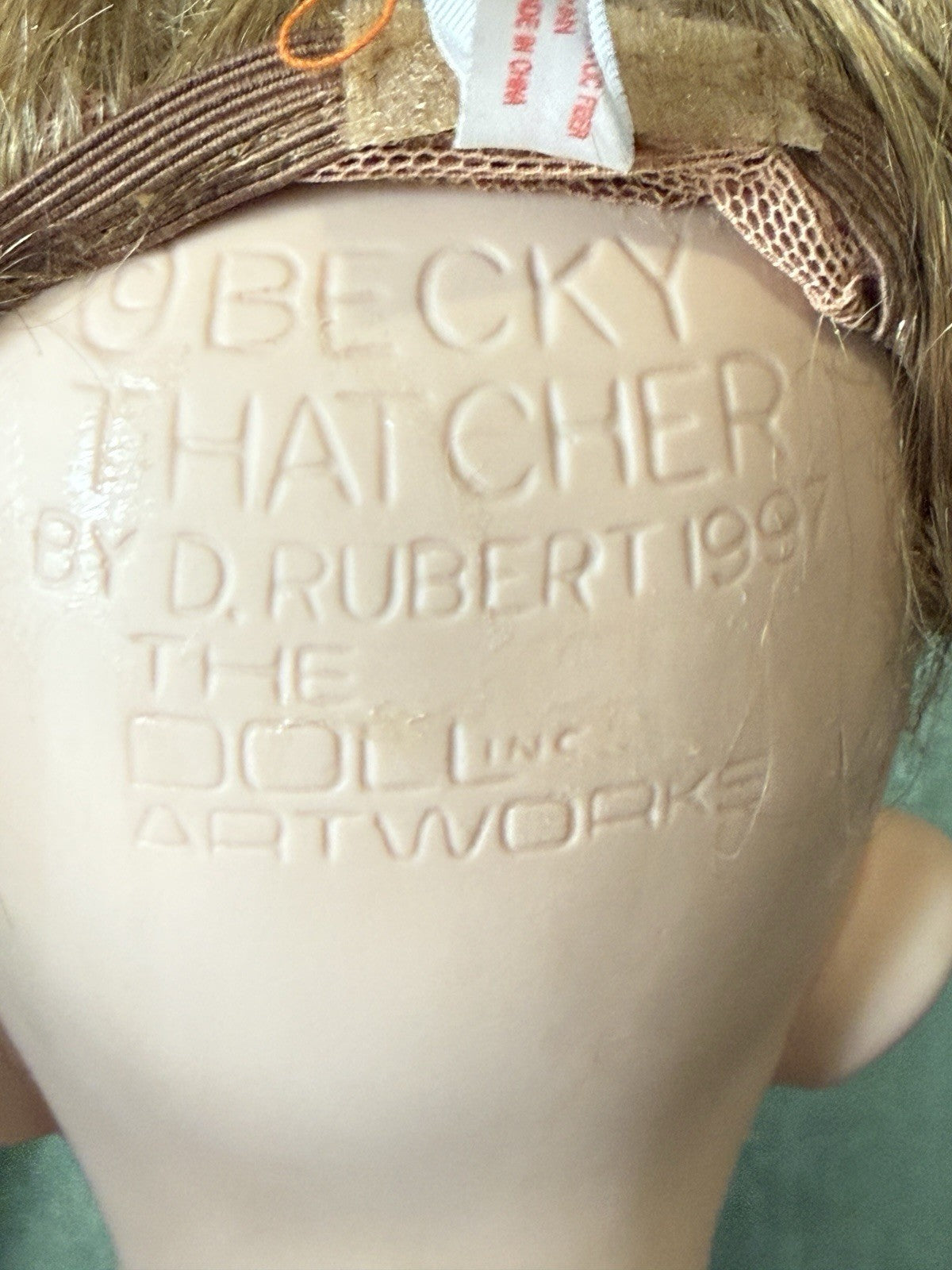 Artist Reproduction Of Porcelain 28” Doll “Becky Thatcher” by Donna Rubert Mold