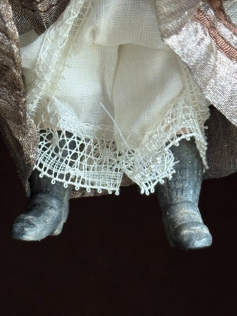 Collectible Wendy Lawton Papier Mache (?) Repro Milliner's Model  Miniature Doll