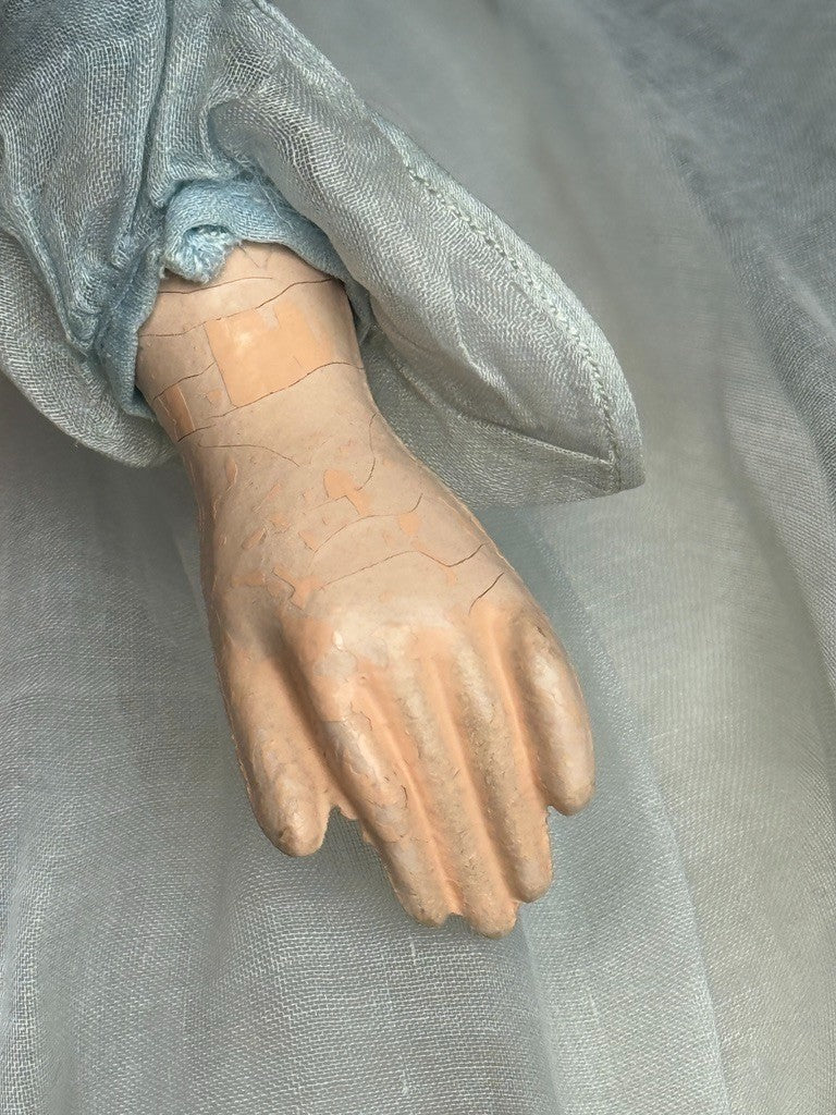 Rare Vintage American 28" Anita Novelty Co Composition Art Deco Boudoir Doll