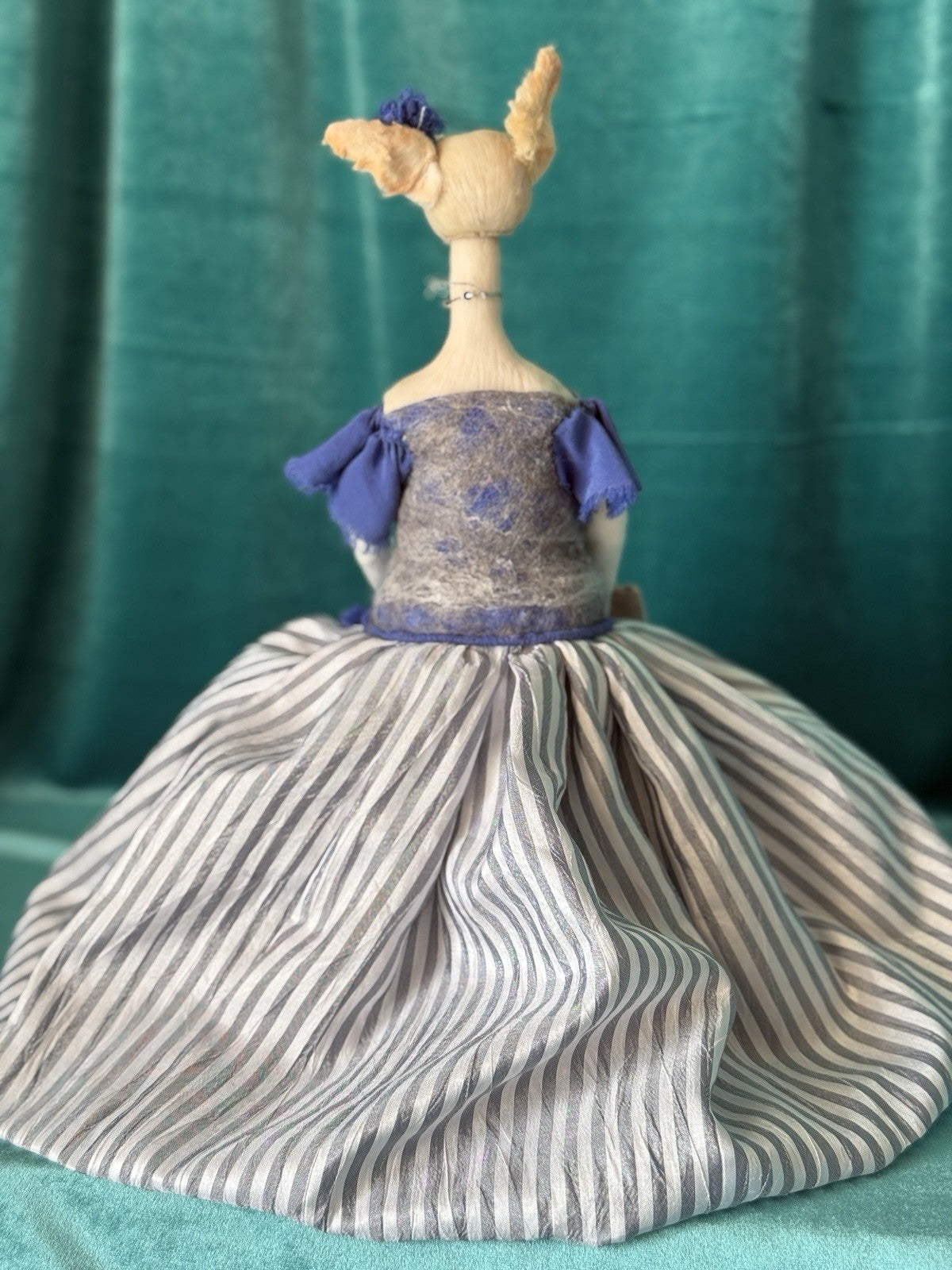 OOAK Artist Handmade Polymer Clay Poseable  Dog 15” Doll Toy by IrinaParfiDolls