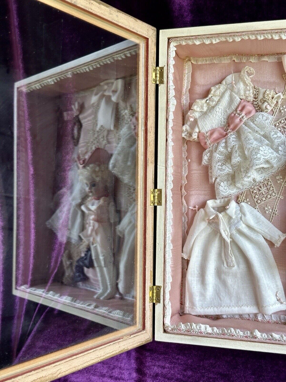 Artist Porcelain Reproduction of French François Gaultier Doll Presentation Box