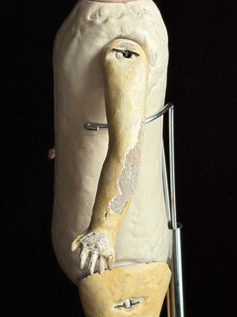 Antique French 17.75” SFBJ 60 Bisque Head Doll
