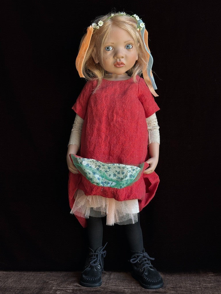 Rare Lifelike Zwergnase 22” Vinyl Irmi Doll 2005 LE 50 with Tag and Box