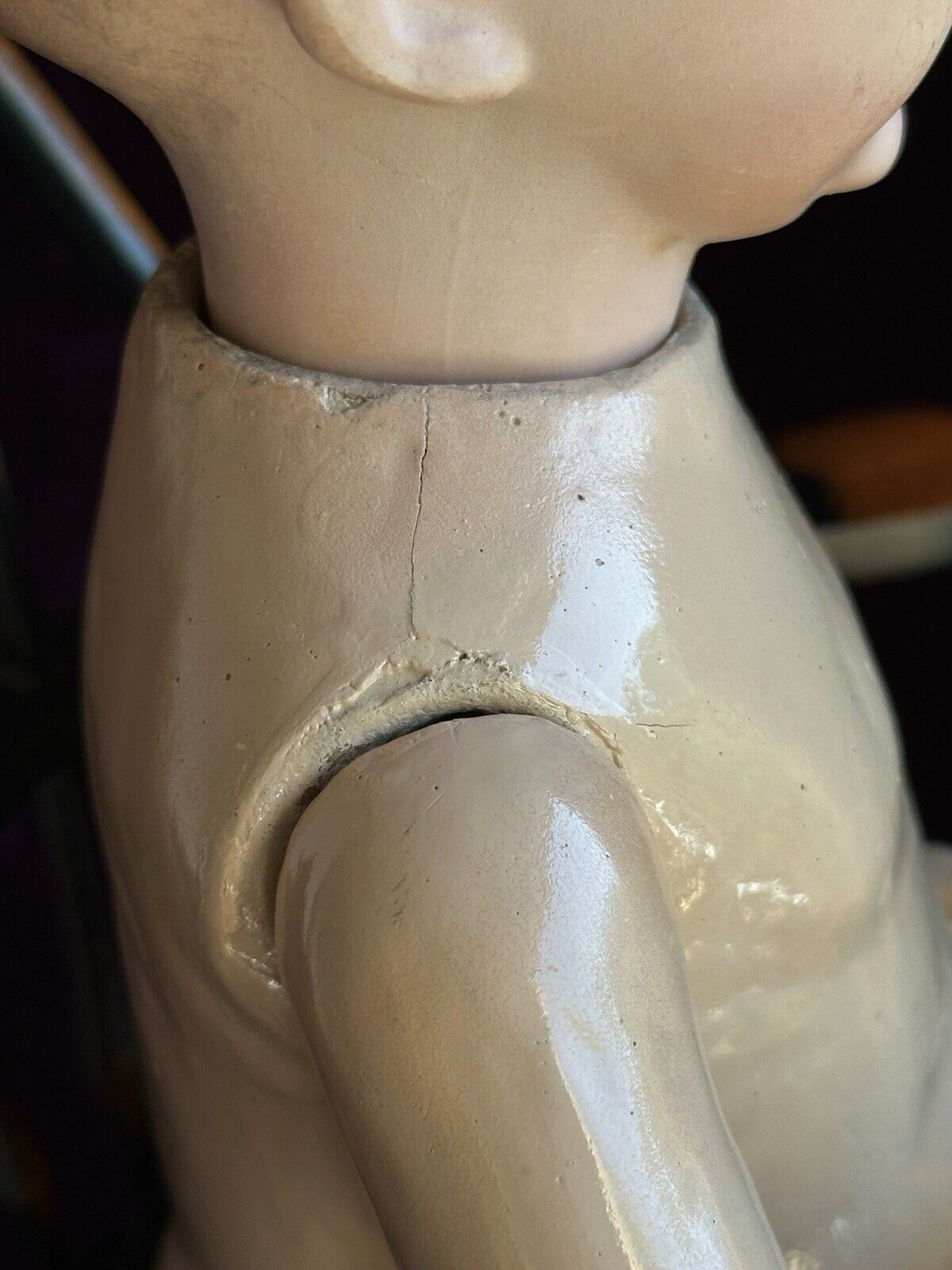 Antique French 13” SFBJ 226 Bisque Head Character Baby Doll Restored