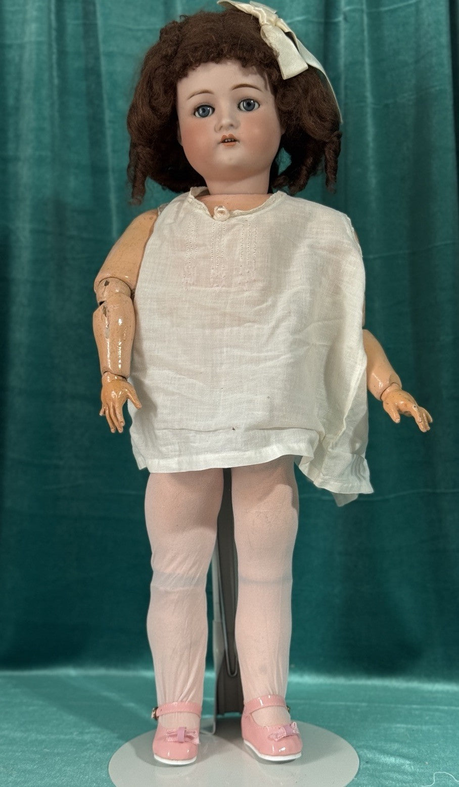 Antique German Cuno Otto Dressel Mold 1912 Bisque Head 22” Doll