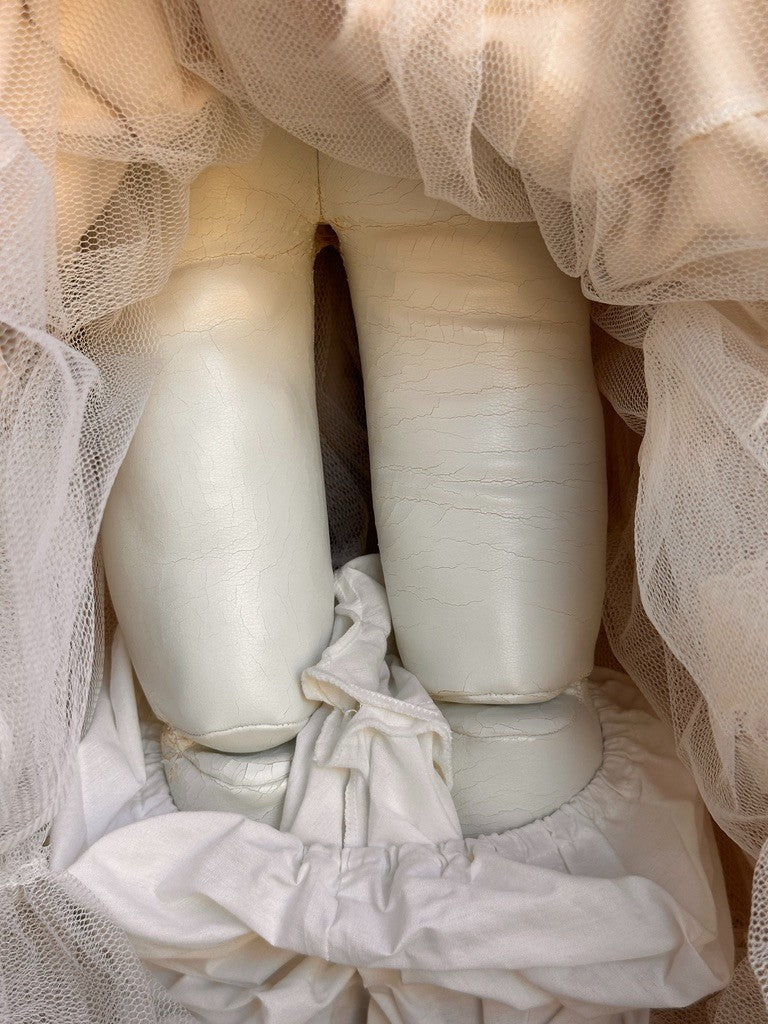 Large Mary Benner 32" Porcelain Repro of French Bru Jne Bebe Bride Doll LE 400