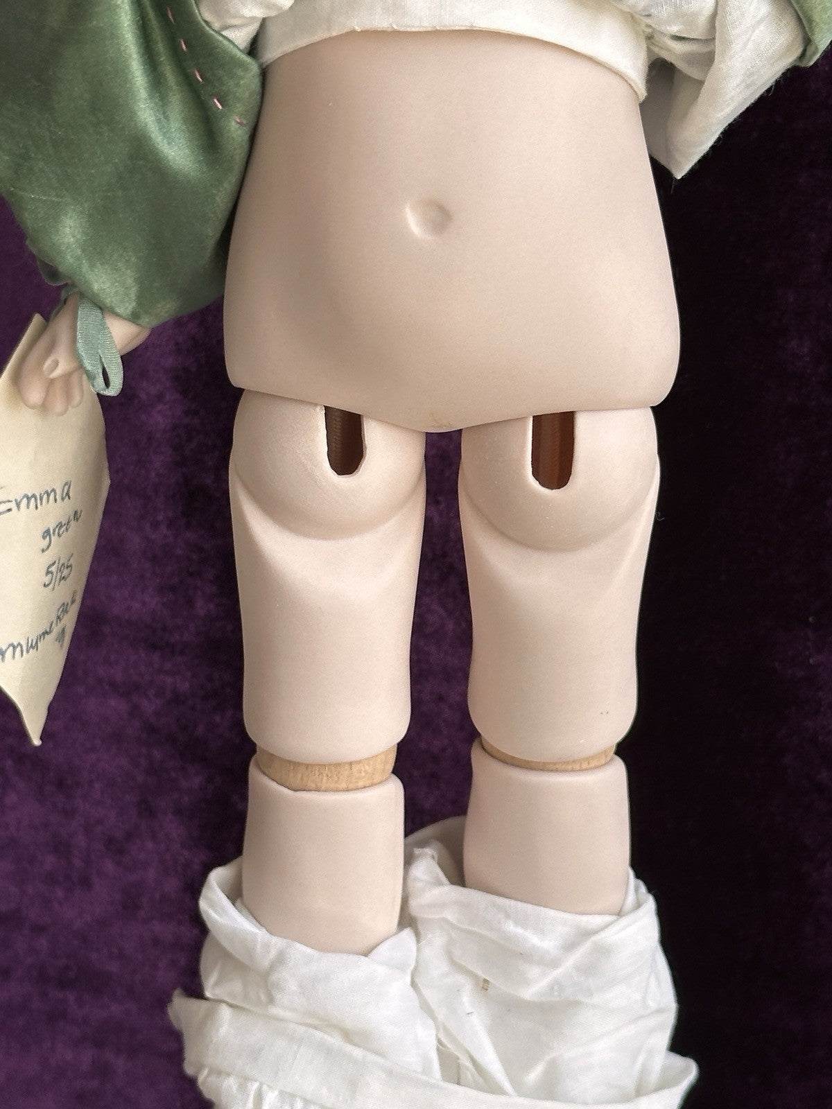 2 Rare Vintage All Porcelain Dolls by Lynne & Michael Roche James & Emma LE 25