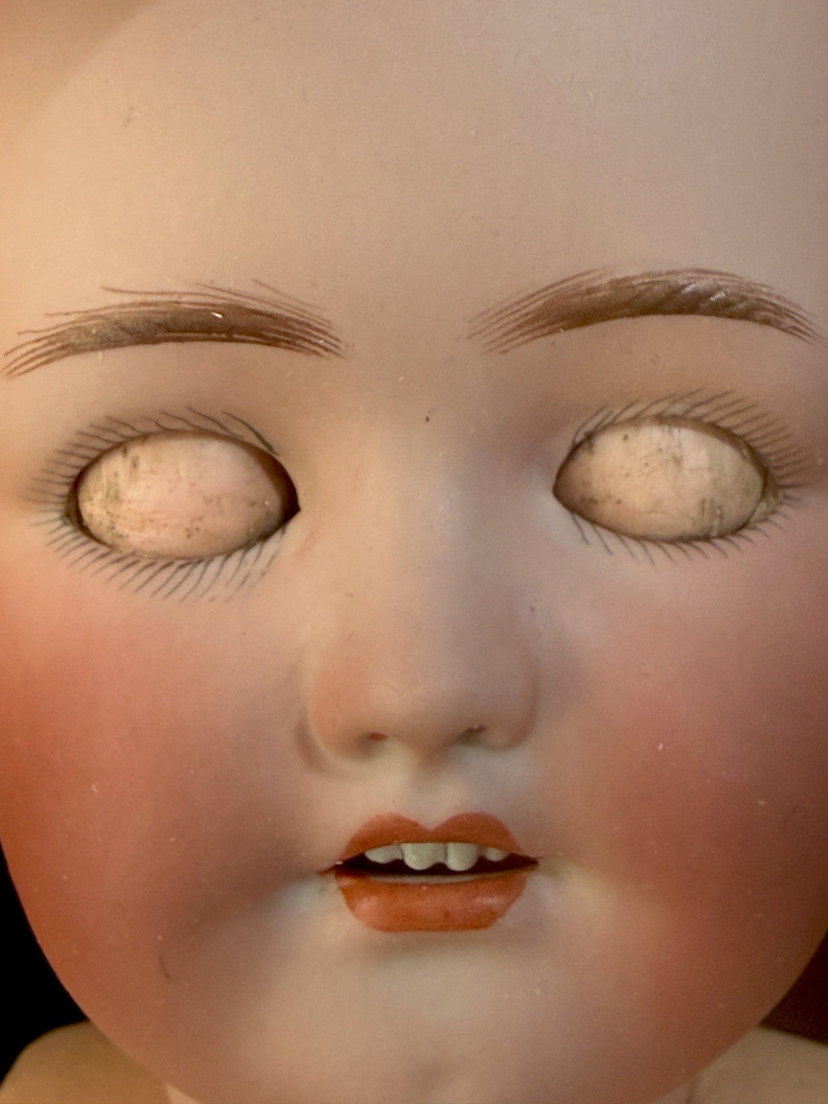 Antique German Simon Halbig Mold 550 21” Doll Bisque Head Composition Body