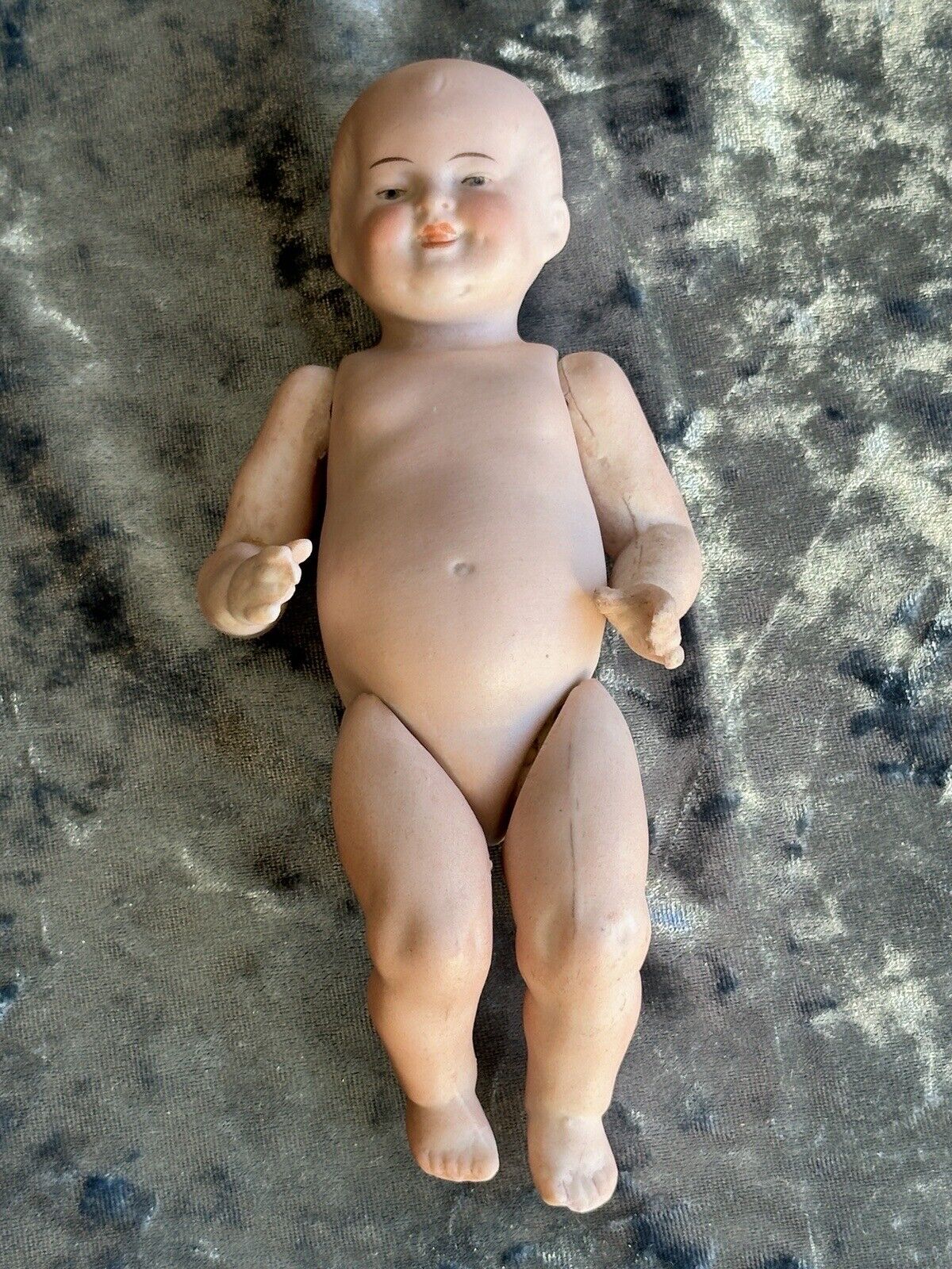 Unidentified All Bisque Antique German Marked 172 Kammer Reinhardt (?) Baby Doll