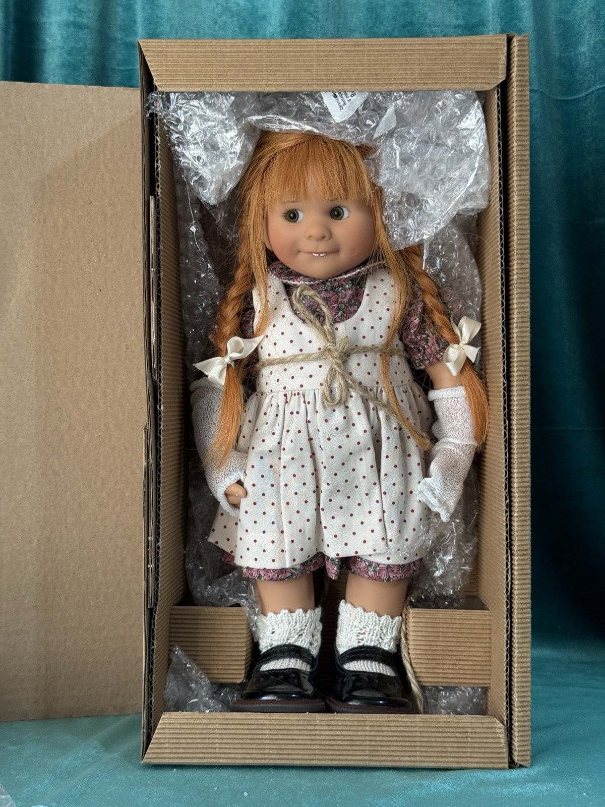 MIB Artist Wichtel Muller 12” Vinyl Doll “Blooma” Box/COA/Toy