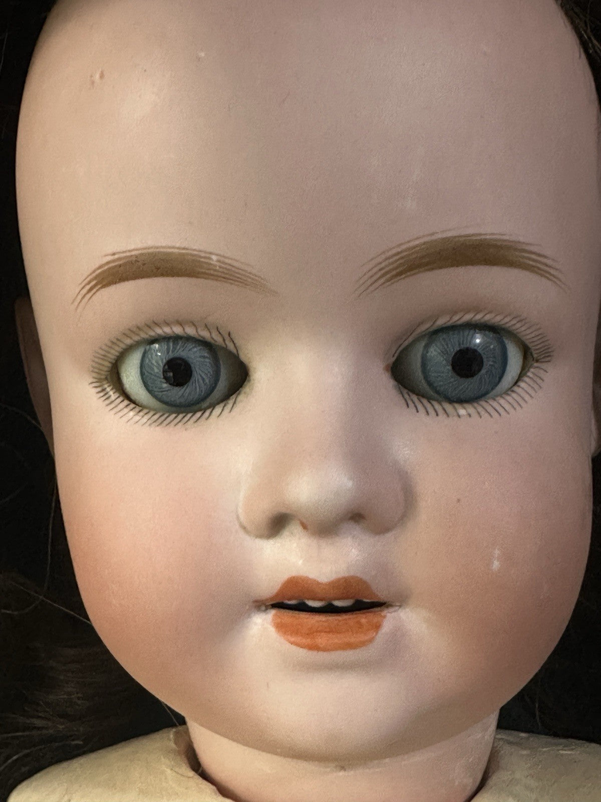 Antique German Shoenau & Hoffmeister Mold 5300 Bisque Head 23” Doll