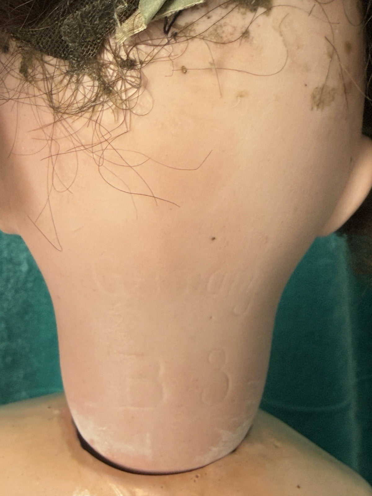 Antique German Goebel B3 22” Doll Bisque Head Composition Body