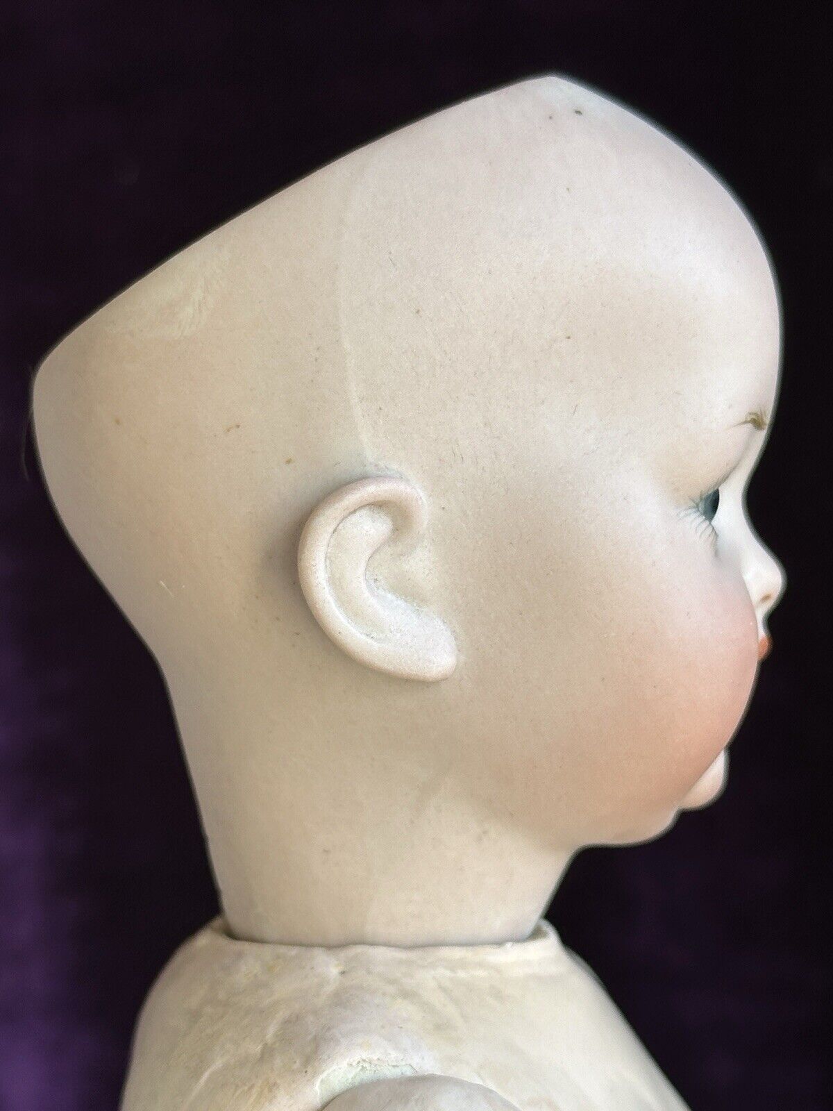 Rare Antique German 11.5” Kley Hahn 160 Open/Closed Mouth Bisque Head Baby Doll