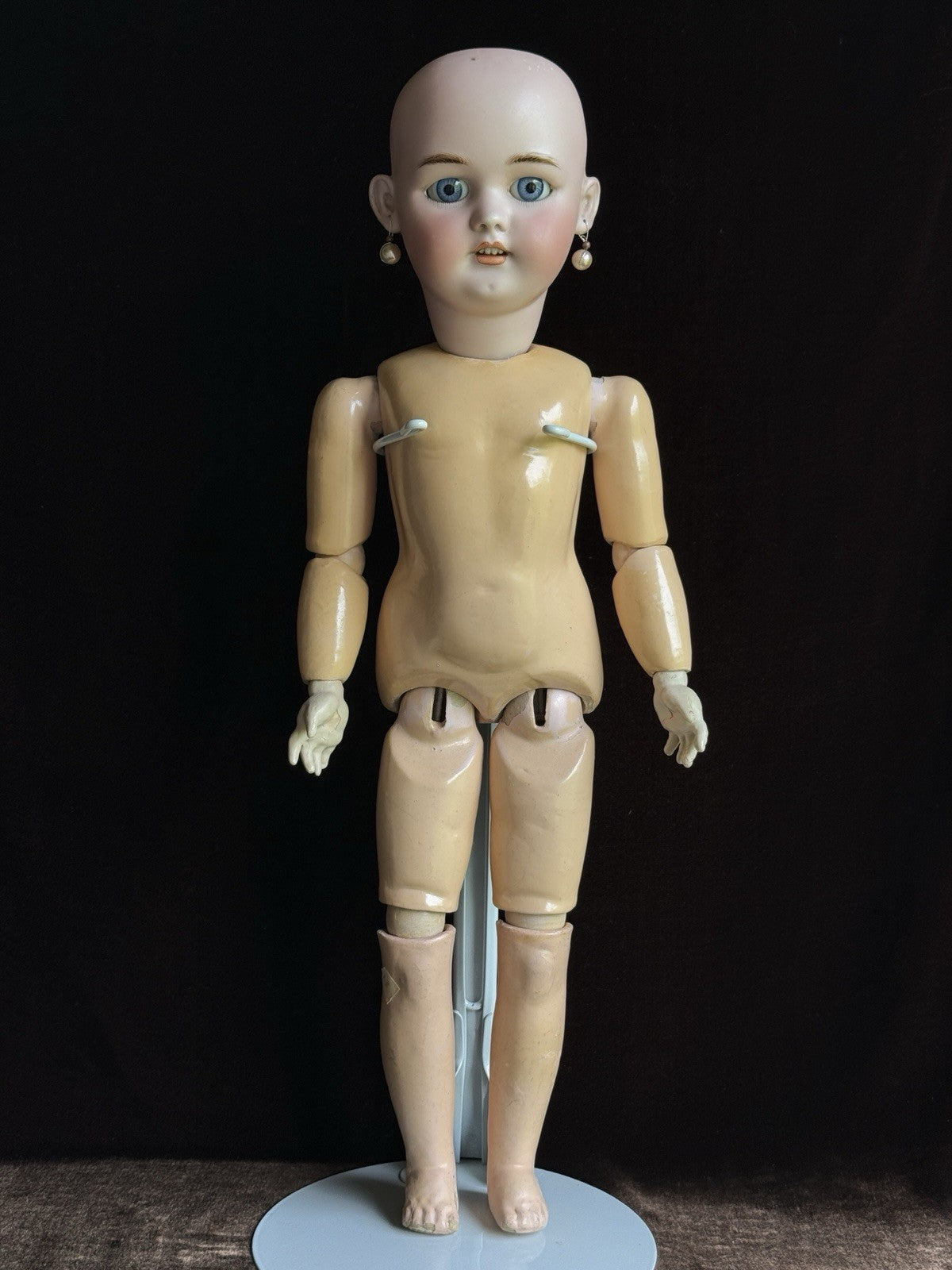アンティークビスクドール SIMON & HALBIG 1079 DEPヘッド Antique German 22” Simon Halbig Dep 1079 Bisque Head Doll – Doll