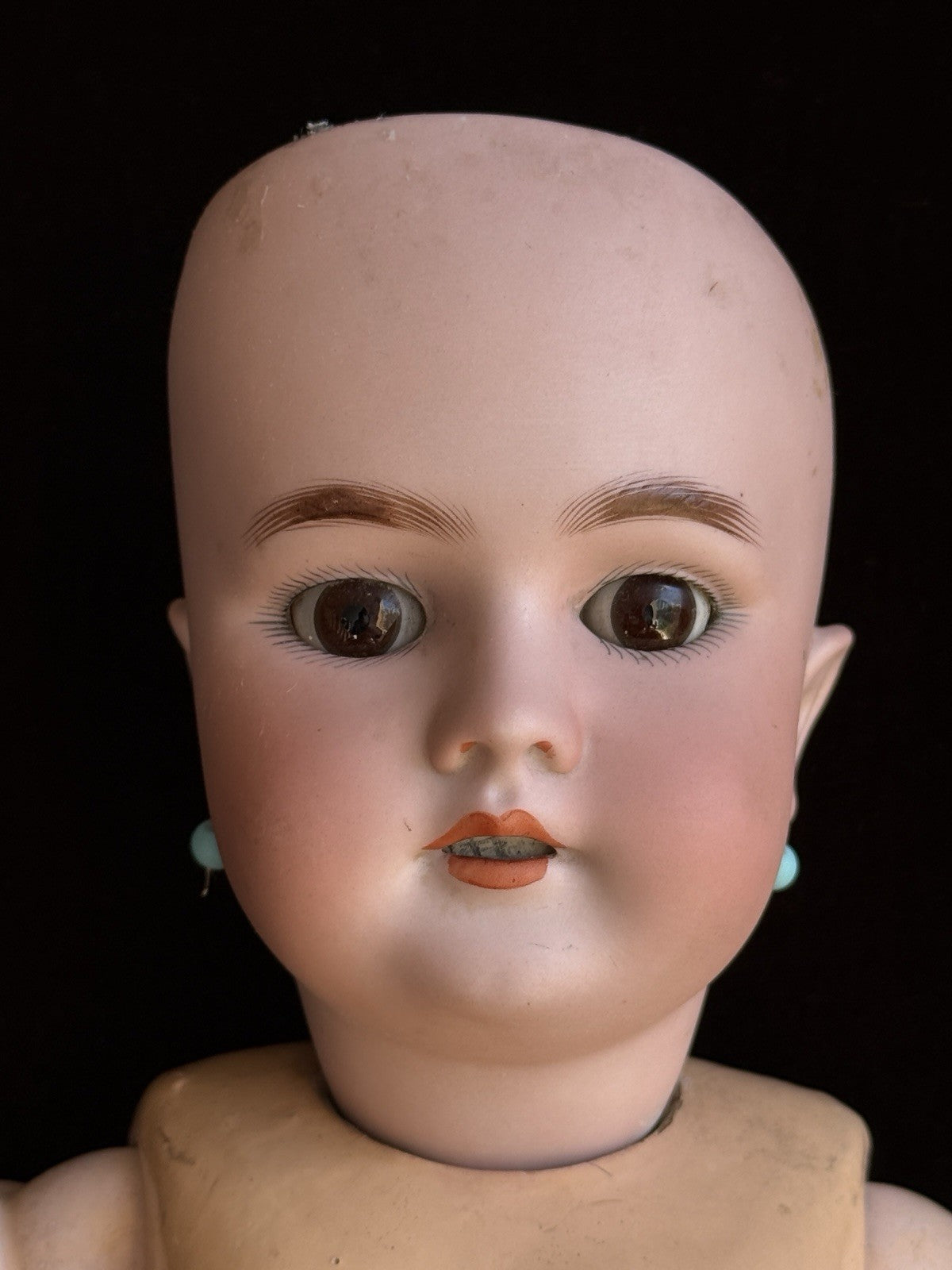 Antique German 22” Simon Halbig  Heinrich Handwerck Bisque Head Doll