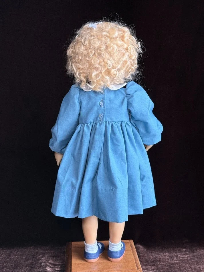 OOAK 18" Artist Carol Trobe Sculpted Polymer Clay Girl Doll