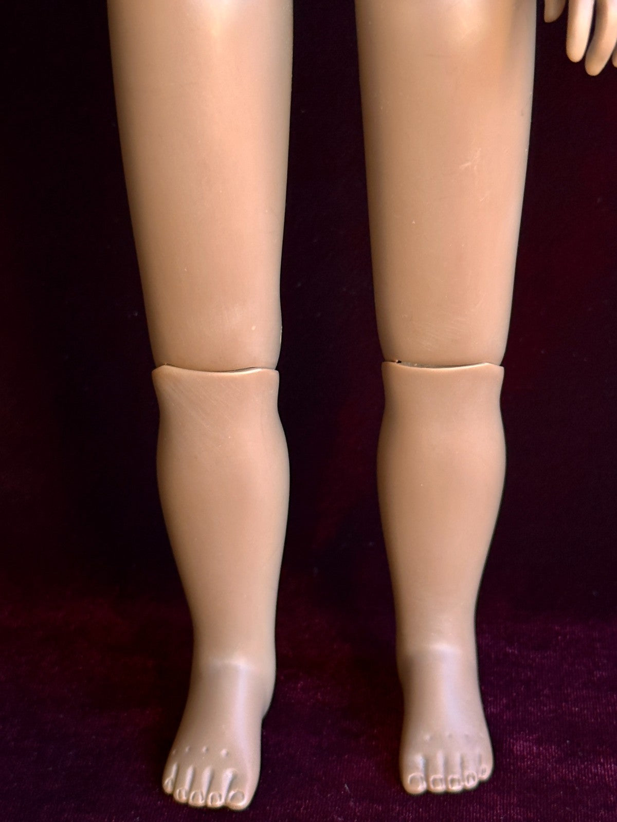 Rare 15” Dark Complexion Porcelain Repro of Antique French Huret Fashion Doll