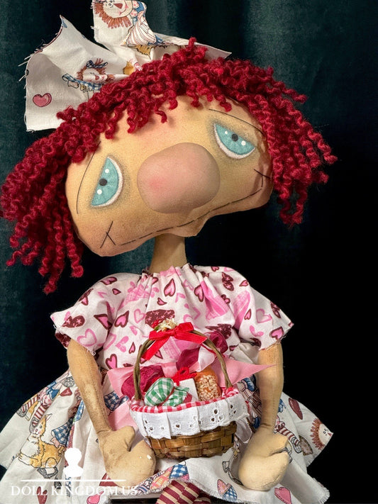 OOAK Artist Handmade Whimsical Cloth 22” Doll