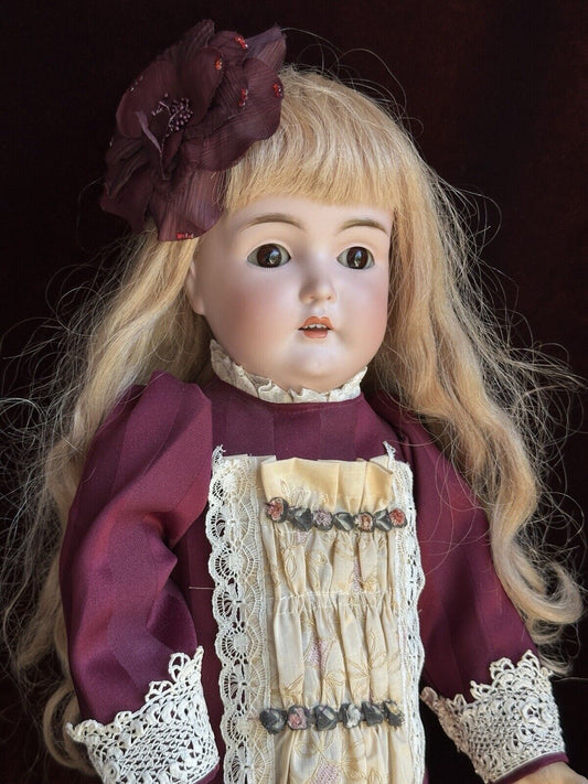 Antique German 26” Kestner 171 Bisque Head Doll
