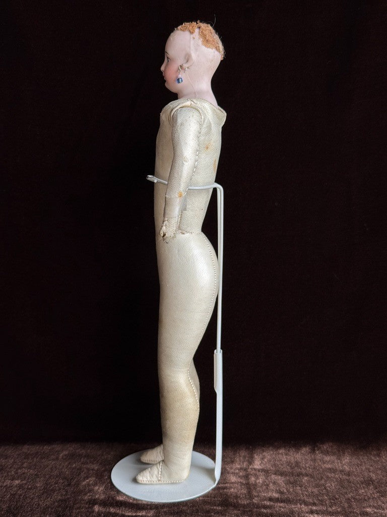 Rare Petite 12" Antique French François Gautier Bisque Head Fashion Doll