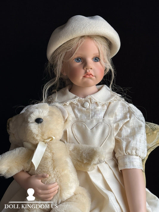 Collectible Vinyl 30” Bambina Bella Doll by Hildegard Gunzel WMP LE 500, Box