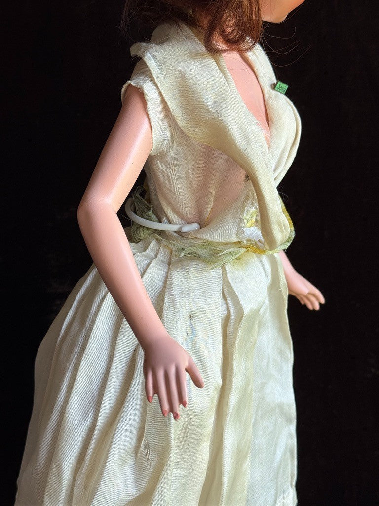 Rare Vintage Italian 25.5" Ottolini Sonia Flirty Eyes Plastic Fashion Doll