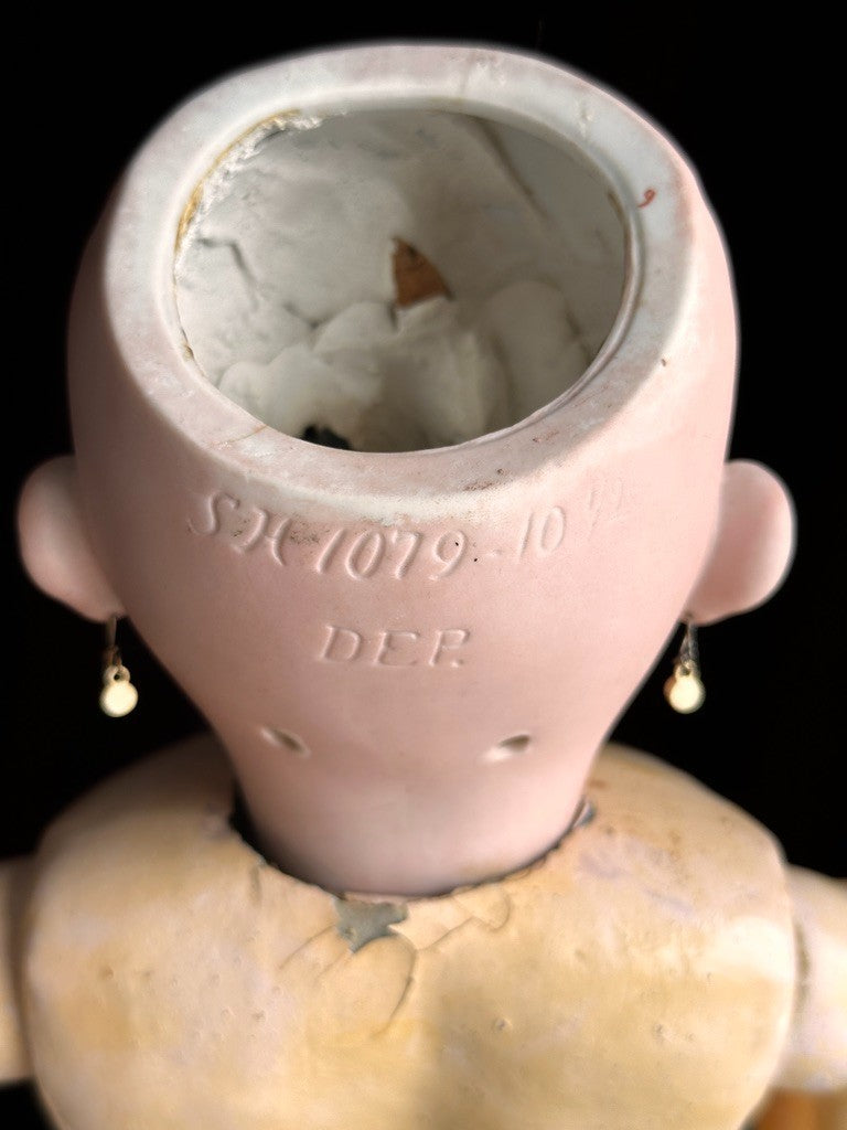 Antique German 22.5” Simon Halbig 1079 Bisque Head Doll