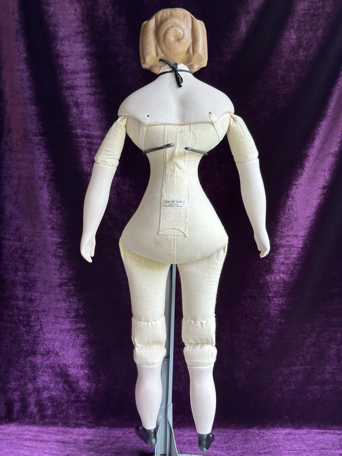 Rare Large 24” Parian Vintage Porcelain Miss Kentucky Doll by Artist Fawn Zeller