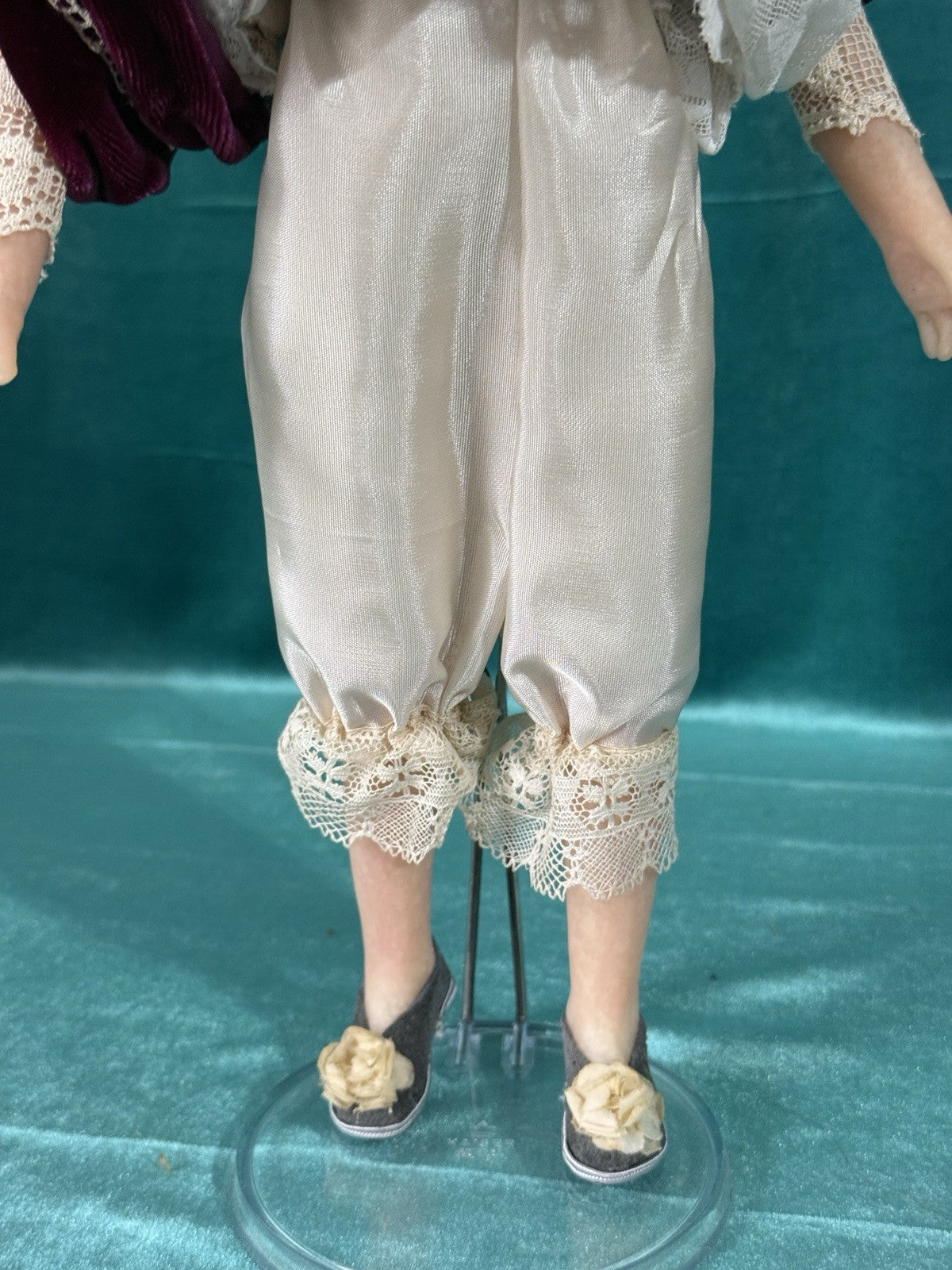 OOAK Collectible Polymer Fimo 15” Doll By Artist Edna Dali Original Box