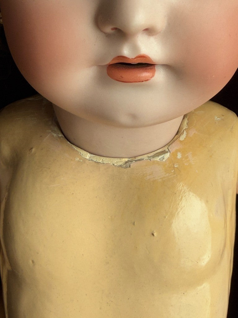 Antique German 29” Simon Halbig Heinrich  Handwerck Bisque Head Doll