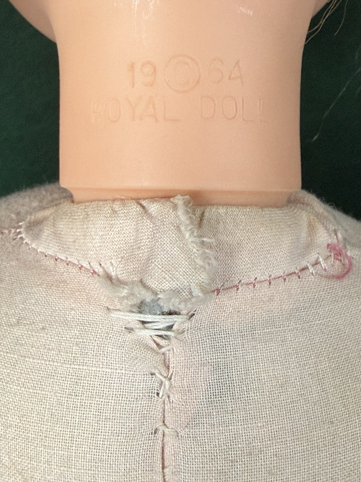 Vintage 1964 Lonely Lisa “Big Sad Eyes” Doll By Royal Doll Co 19" Redressed